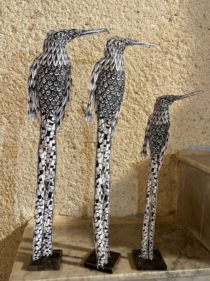 Expo Avoz'Art 2025, sculpture textile - oiseaux